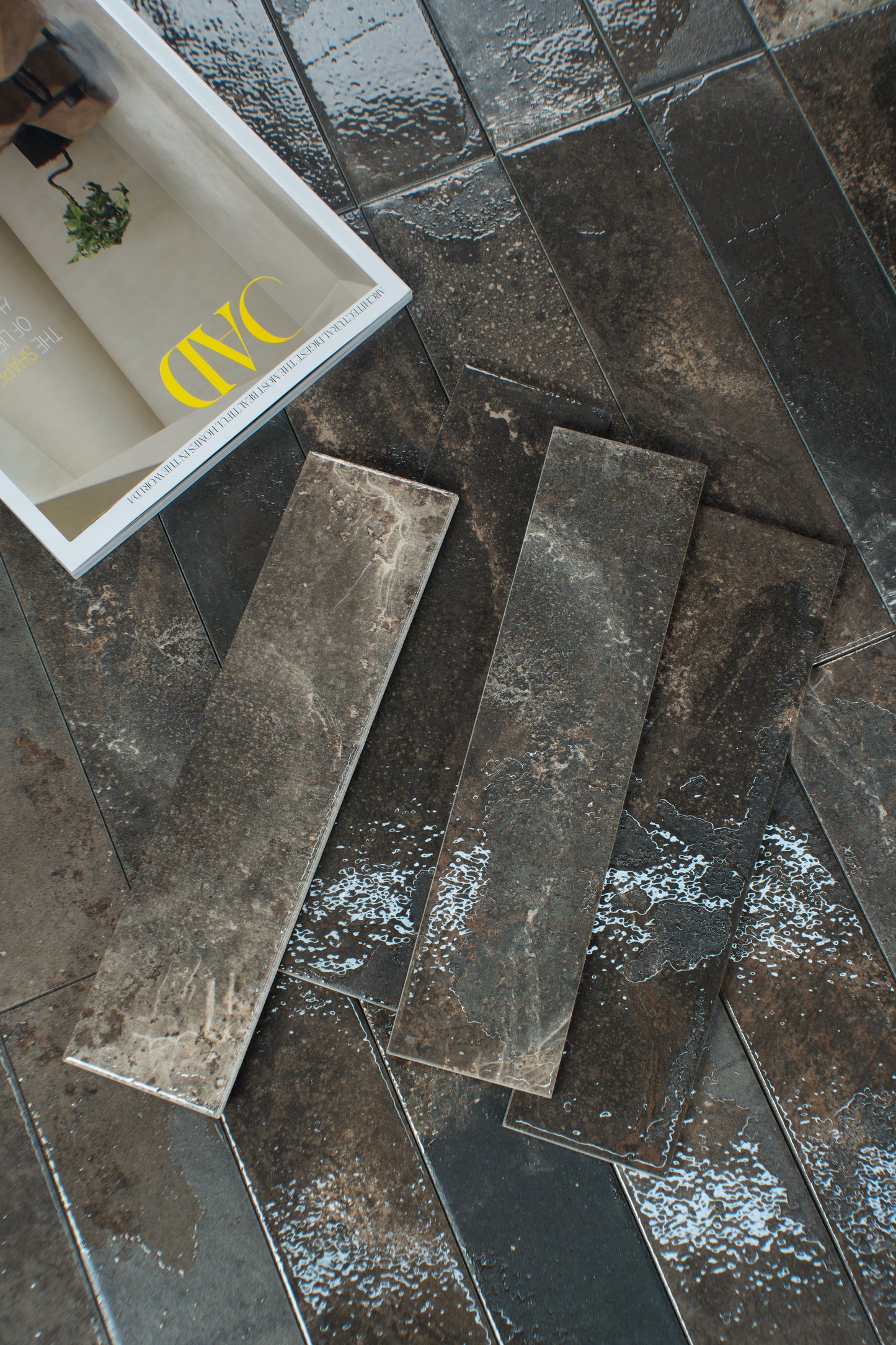 Lisbon Artisan Series Chocolate Brown Matte Surface Porcelain Artisanal Tile