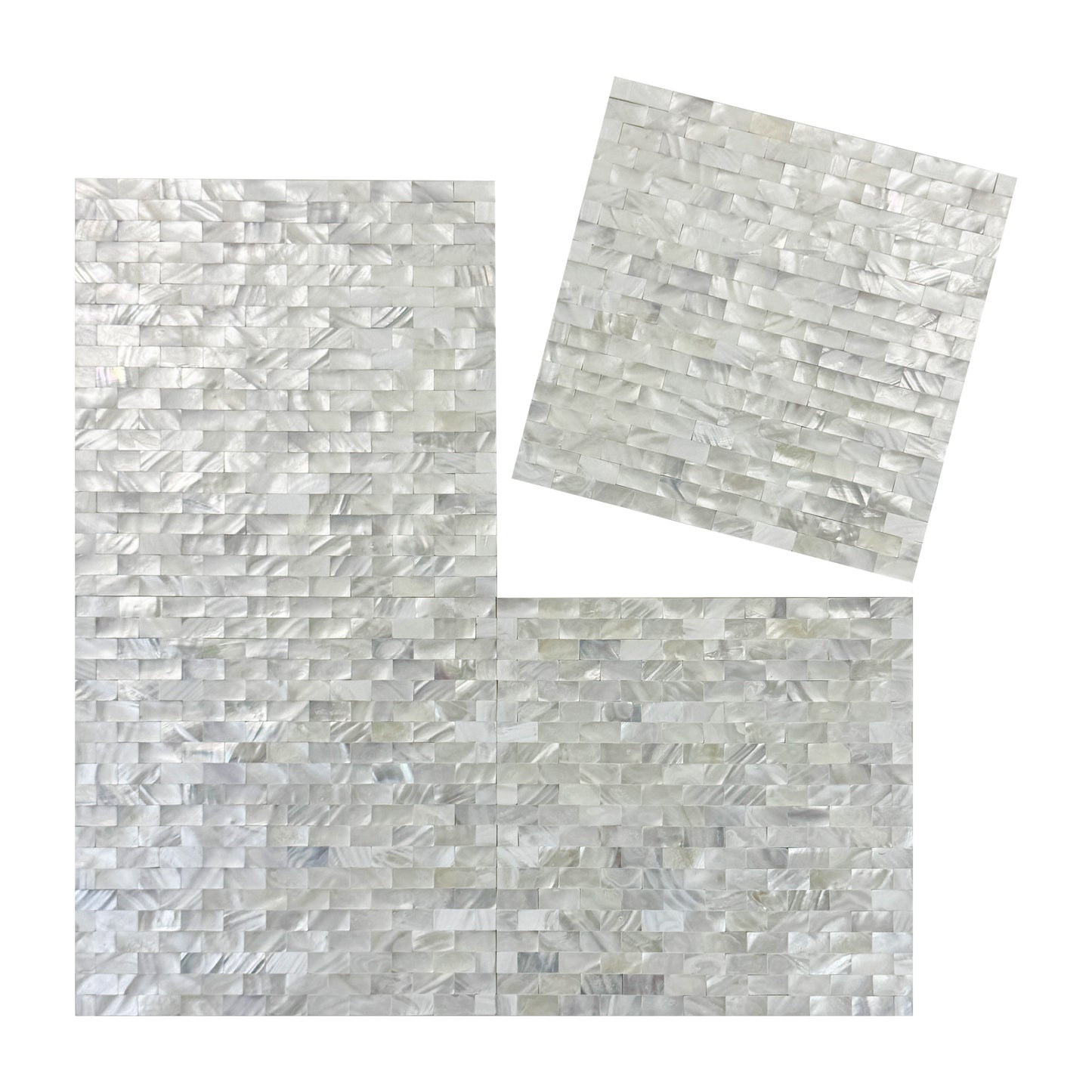 Opulent Pearl Collection White Seamless MOP Mosaic
