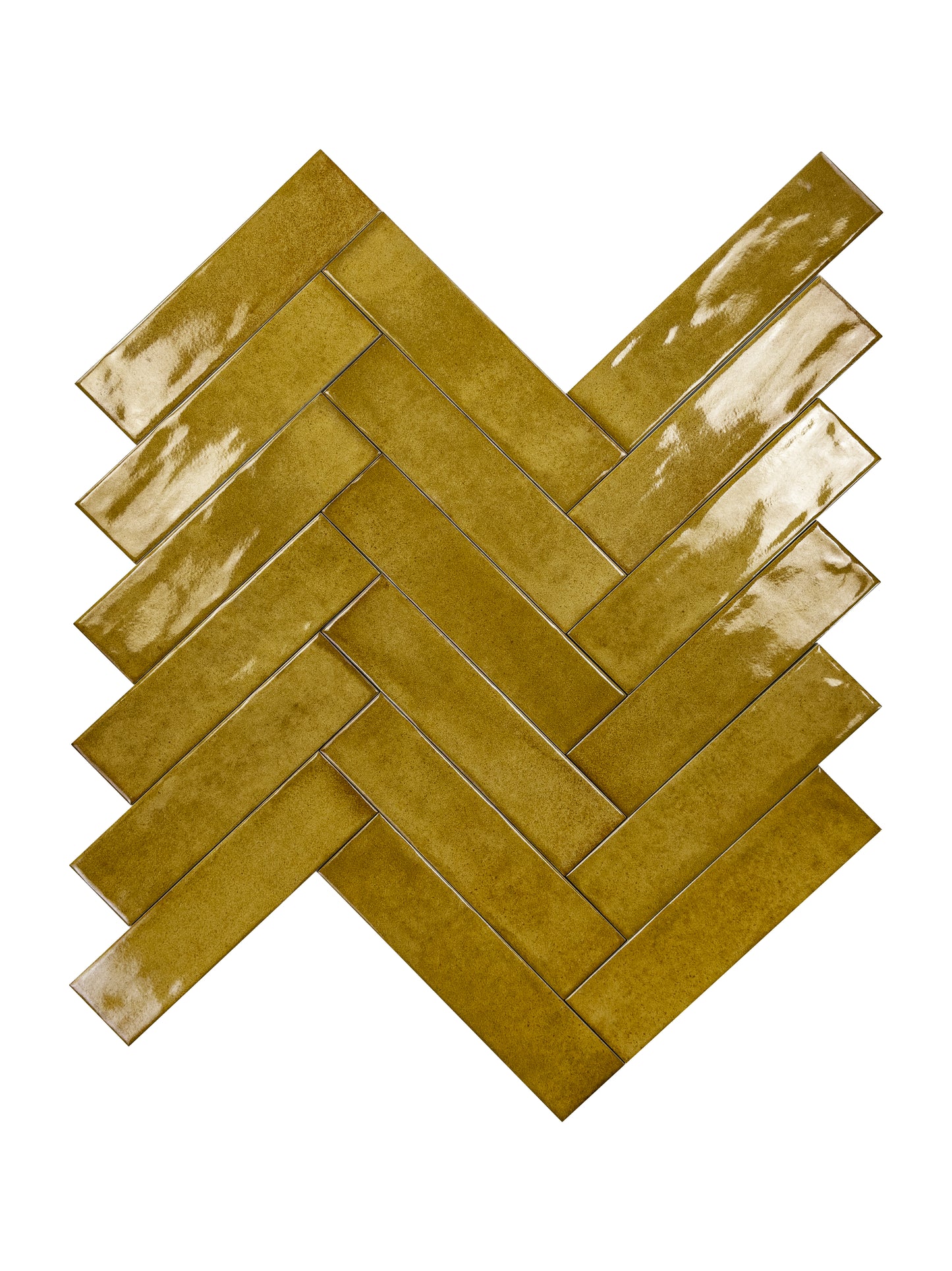 Amalfi Dawn Series Peanut Brown Glossy Porcelain Artisanal Tile