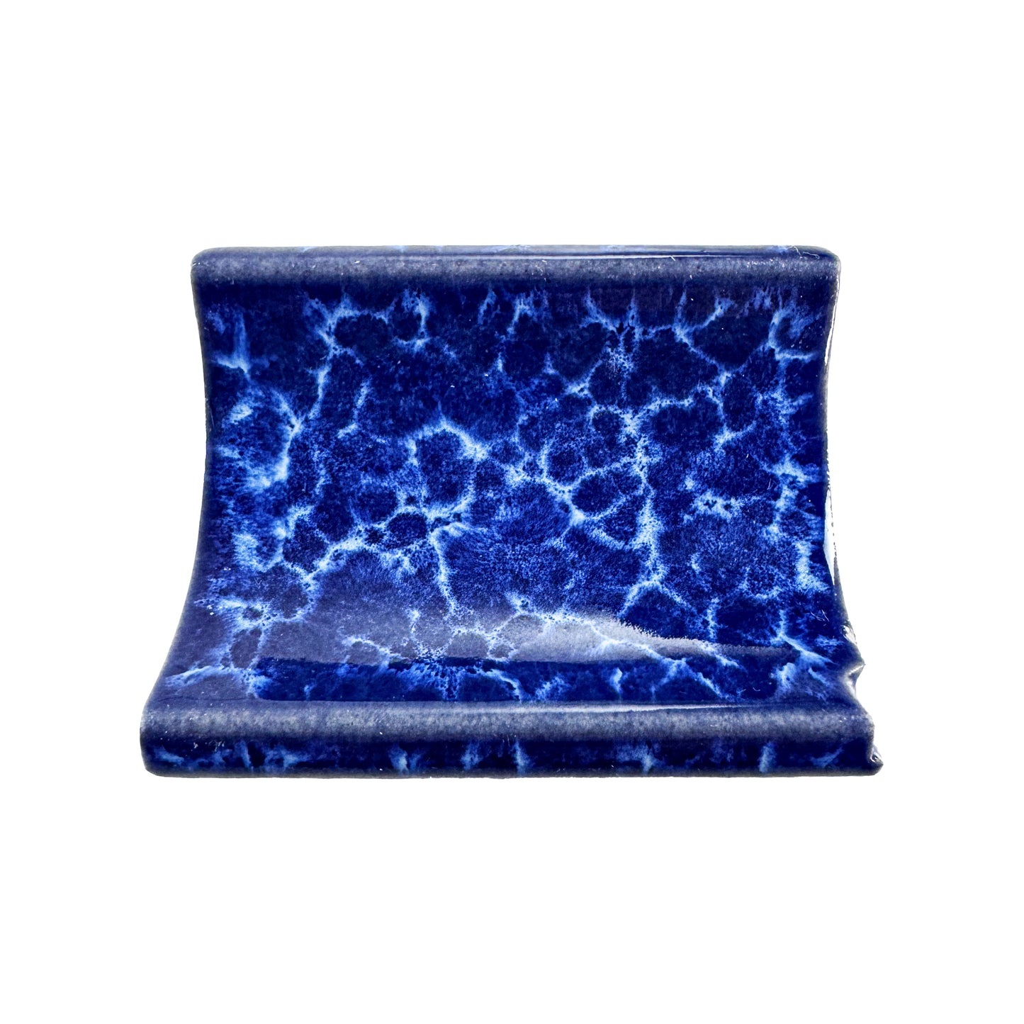 Luminous Corners Series  Blue Internal Corner Crystalline Glazed Porcelain