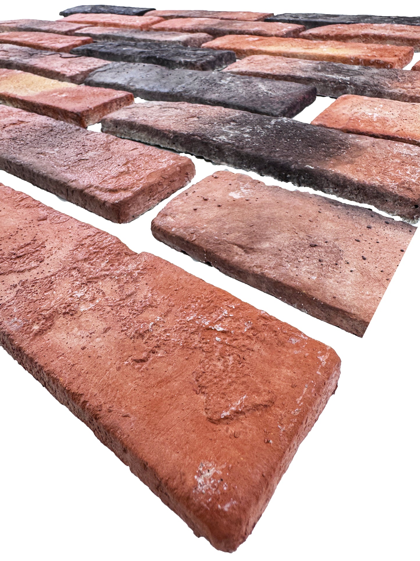 Tuscany Essence Series Maroom Red & Mocha Brown & Black Mixed Cement Artificial Tile