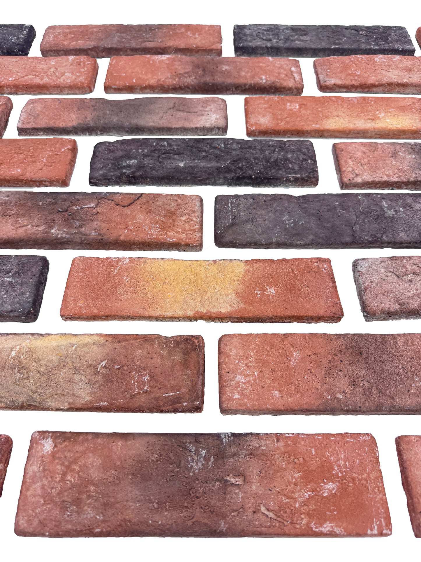 Tuscany Essence Series Maroom Red & Mocha Brown & Black Mixed Cement Artificial Tile