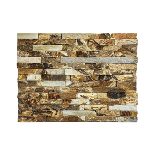 Celestial Terra series Nude Beige & French Beige Natural Surface Slate Wall Cladding