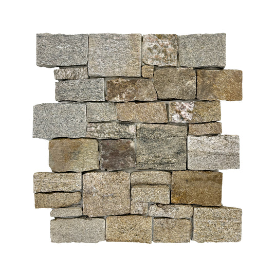 Timeless Nature Series Ash Grey & Iron Grey & French Beige Mixed Cement Bonding Granite Wall Cladding