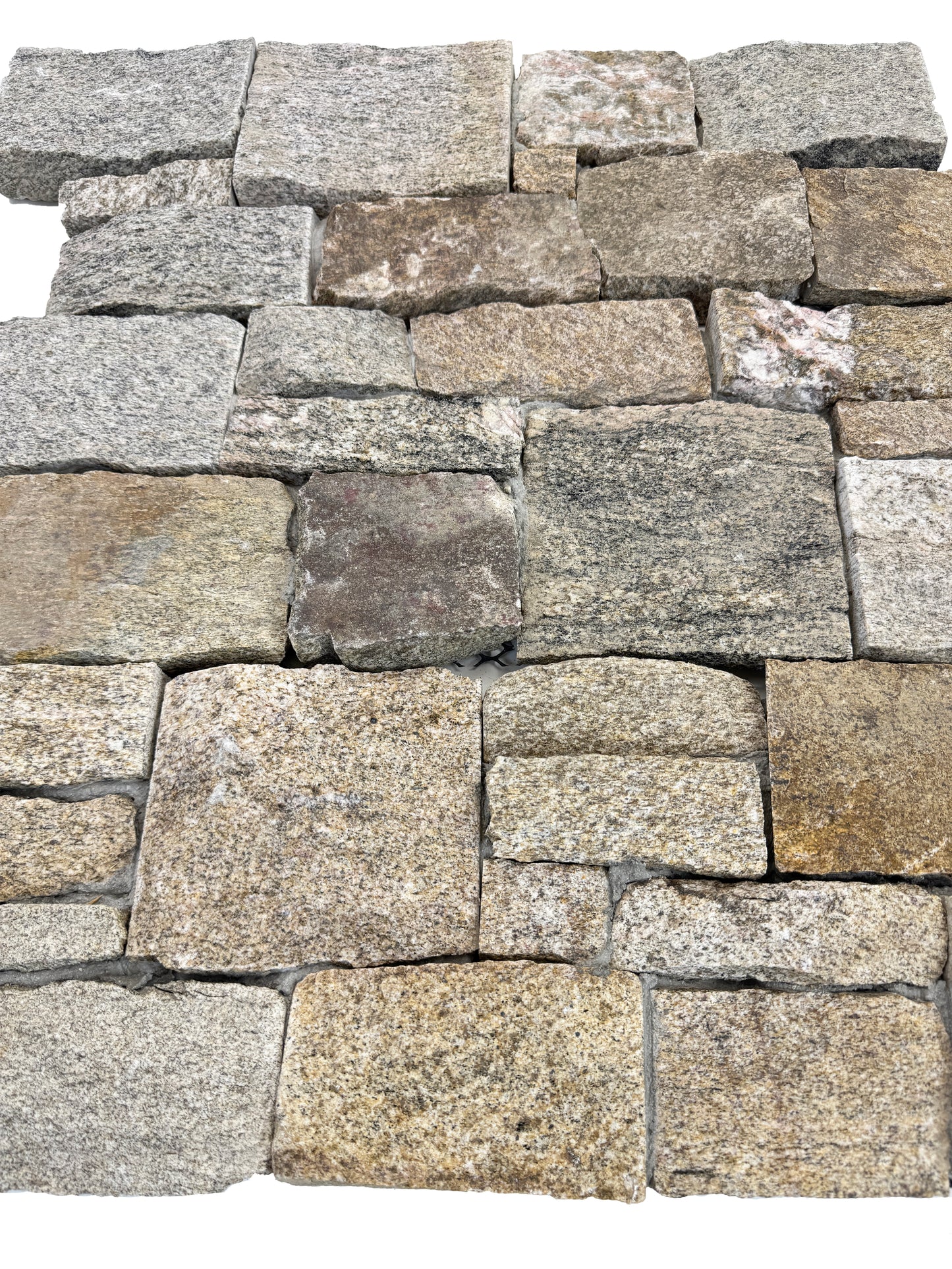 Timeless Nature Series Ash Grey & Iron Grey & French Beige Mixed Cement Bonding Granite Wall Cladding