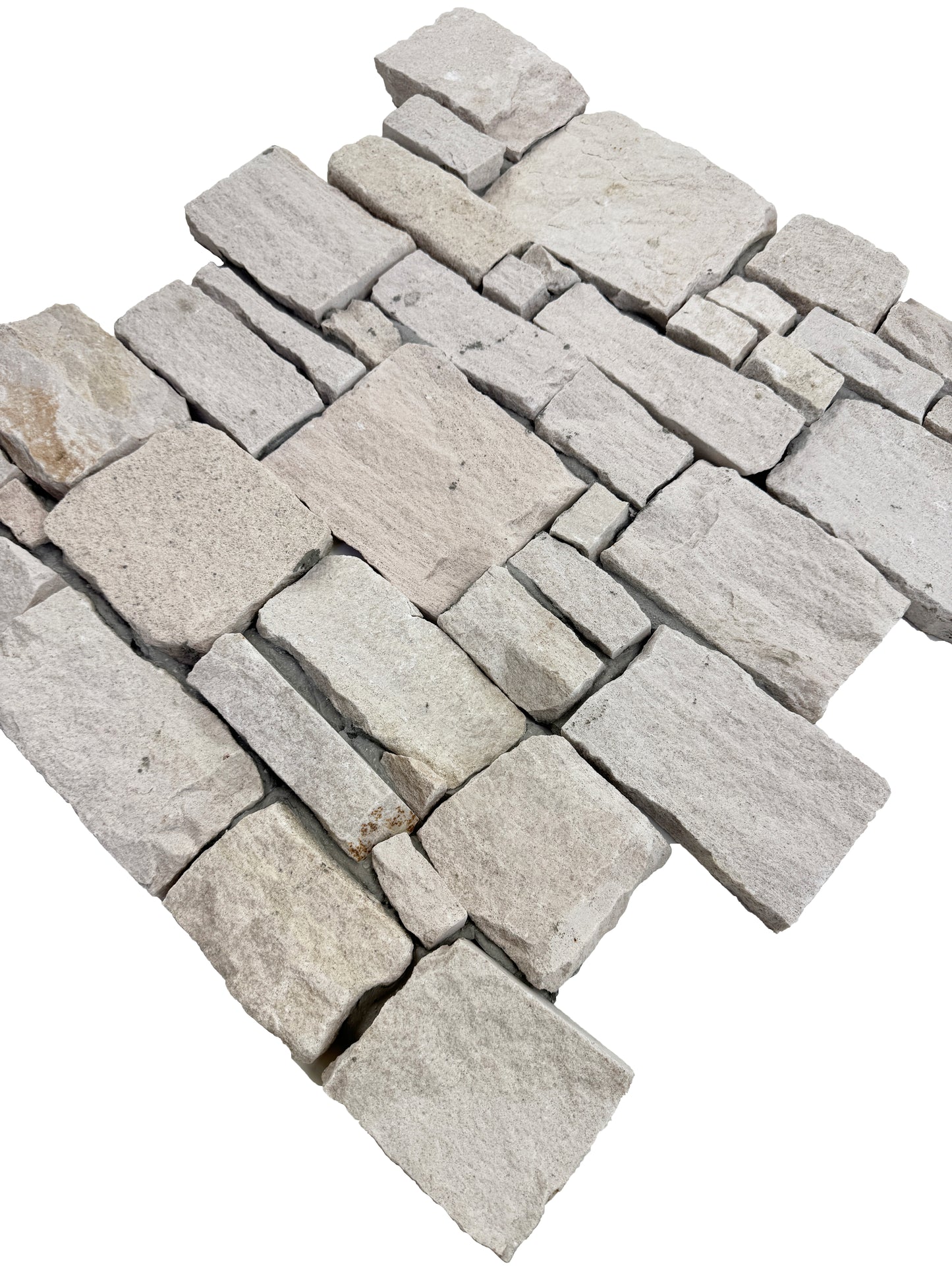 Timeless Nature Series White Cement Bonding Sandstone Wall Cladding