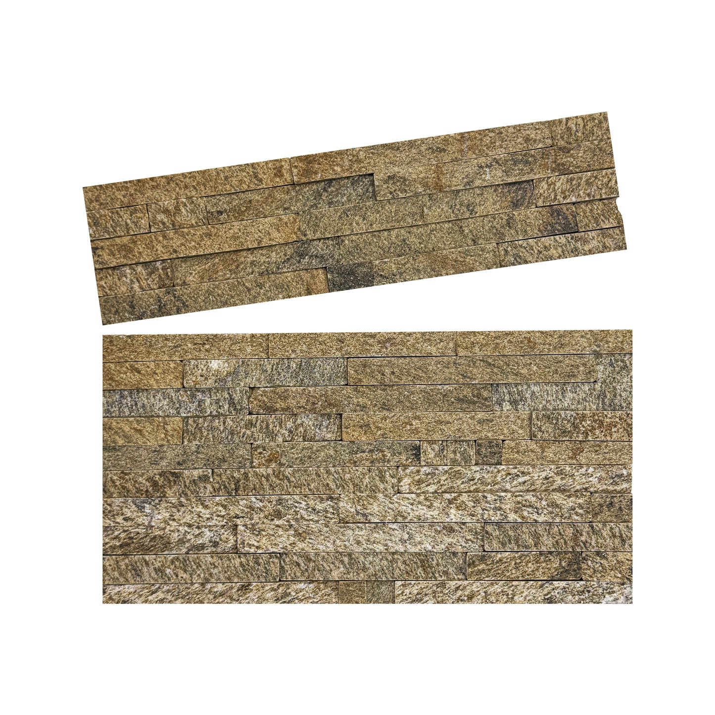Starlit Quartz  Yellow Tiger Vein Split Quartz Wall Cladding