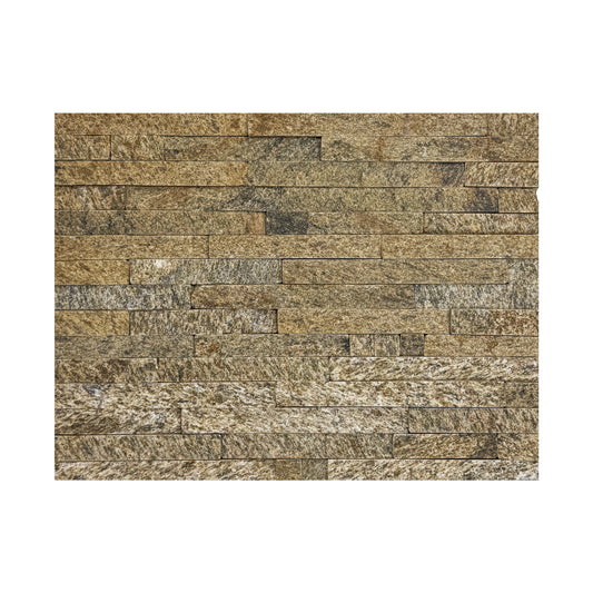 Starlit Quartz  Yellow Tiger Vein Split Quartz Wall Cladding