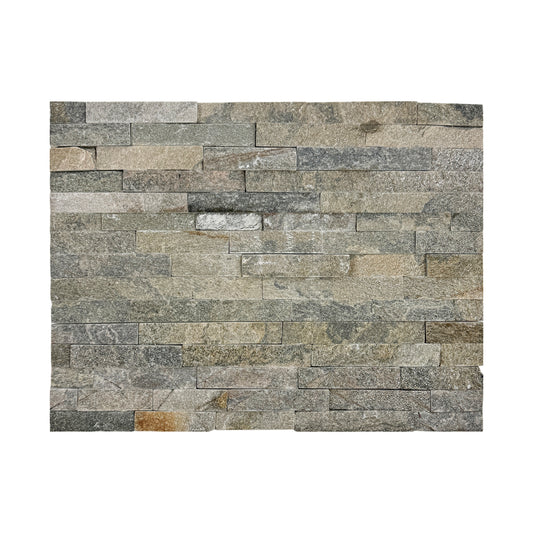 Starlit Quartz  Pink & Laurel Green Split Quartz Wall Cladding