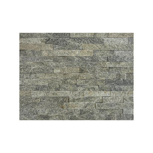 Starlit Quartz  Pink & Laurel Green Split Quartz Wall Cladding