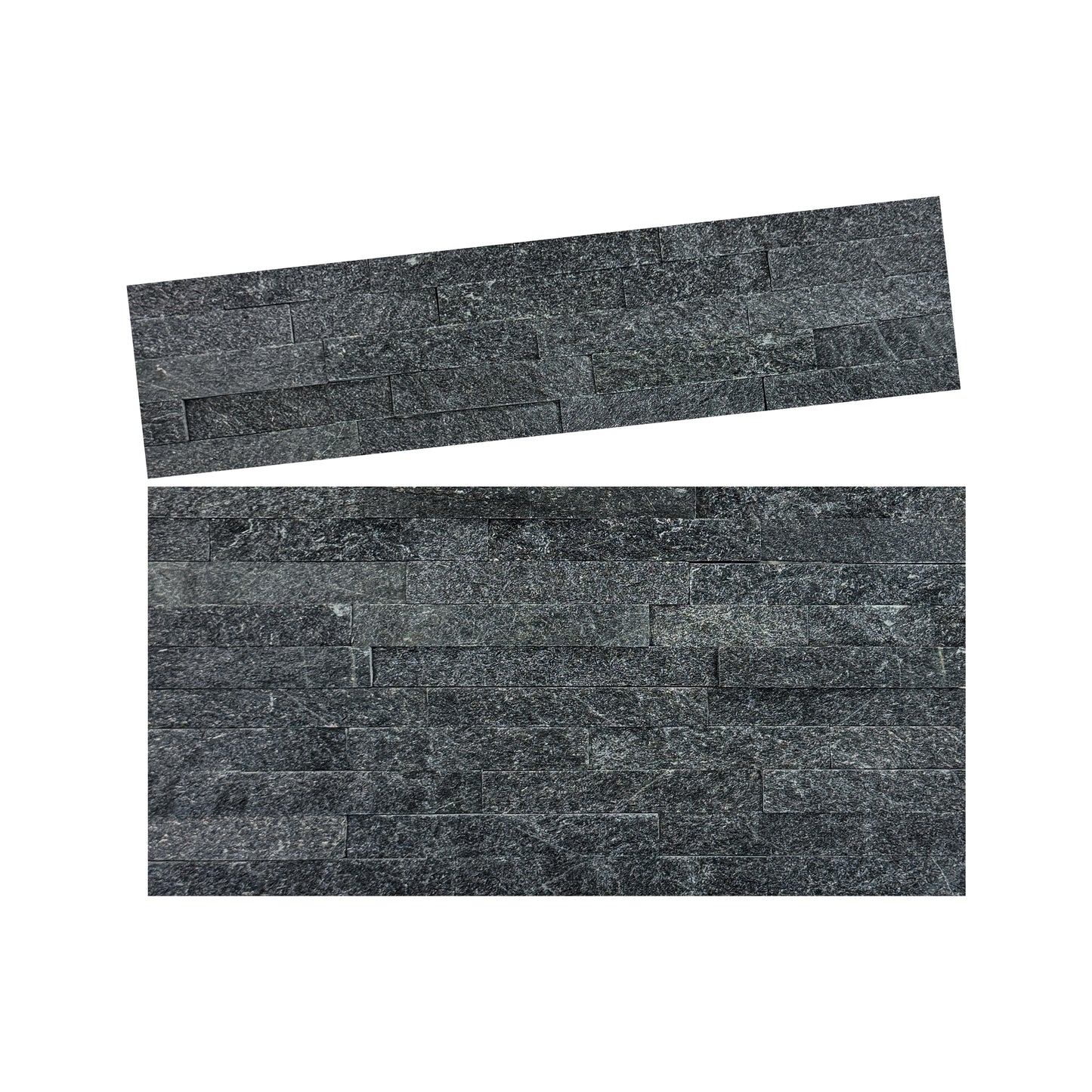 Starlit Quartz  Black Split Quartz Wall Cladding