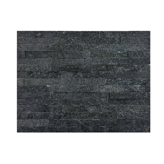Starlit Quartz  Black Split Quartz Wall Cladding