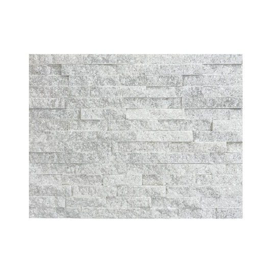 Starlit Quartz Crystal White Split Marble Wall Cladding