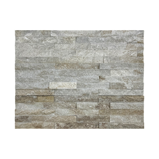Starlit Quartz  Light Beige & Royal Beige  Split Quartz Wall Cladding