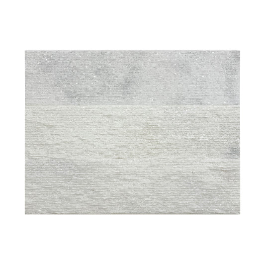 Twilight Stream Series Crystal White Satin Finish Marble Wall Cladding