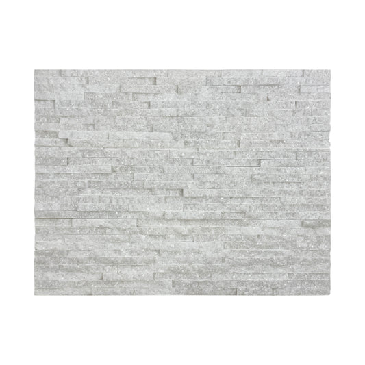 Twilight Stream Series Crystal White Split Marble Wall Cladding