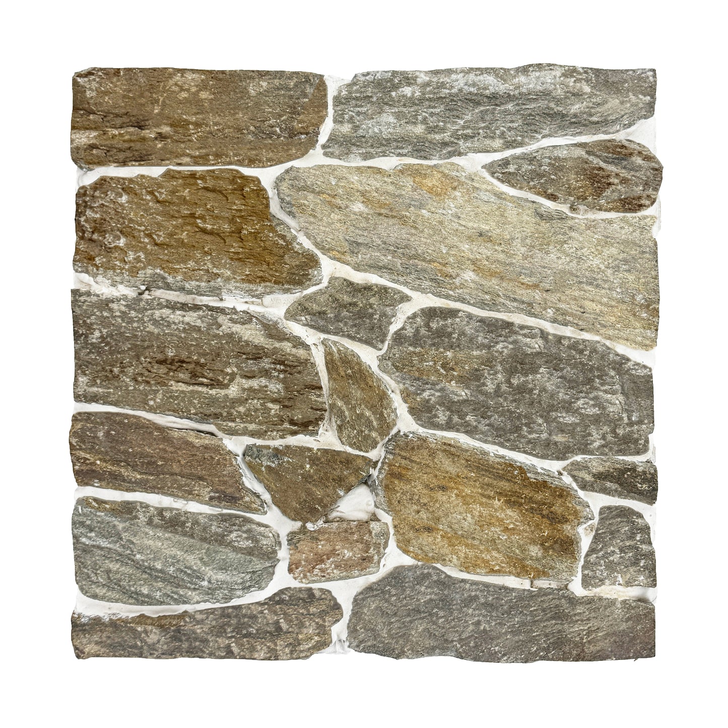 Opulent Flagstone Series Rust Brown Loose Random Piece Quartz Wall Cladding