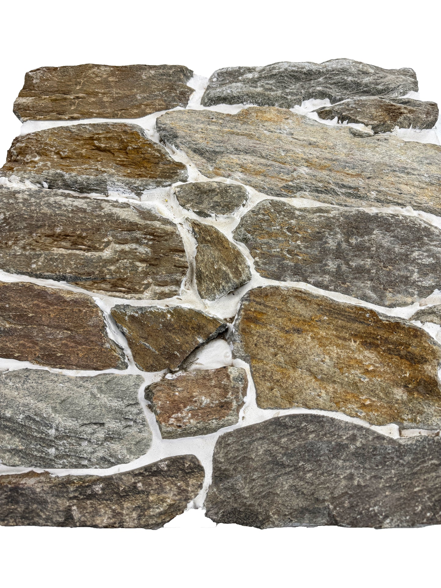 Opulent Flagstone Series Rust Brown Loose Random Piece Quartz Wall Cladding