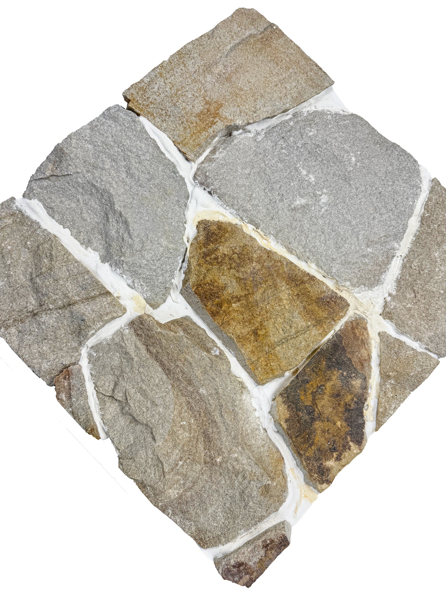 Opulent Flagstone Series White Loose Random Pieces  Sandstone Flag Stone