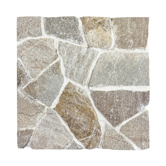 Opulent Flagstone Series Yellow Wood Vein Loose Random Piece Marble Flag Stone