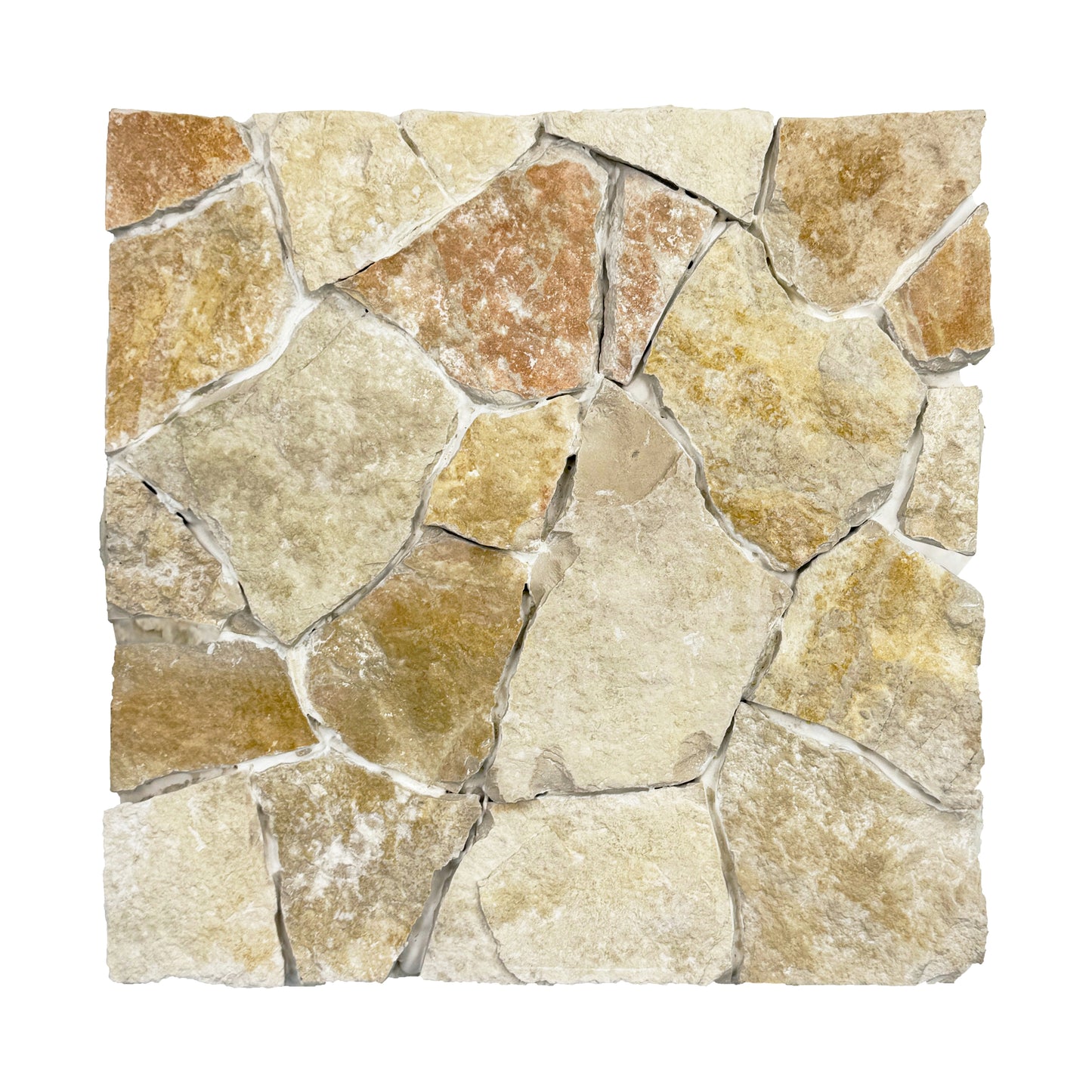 Opulent Flagstone Series Light Beige & Tan Beige Trani Lime Stone Loose Random Piece Flag stone