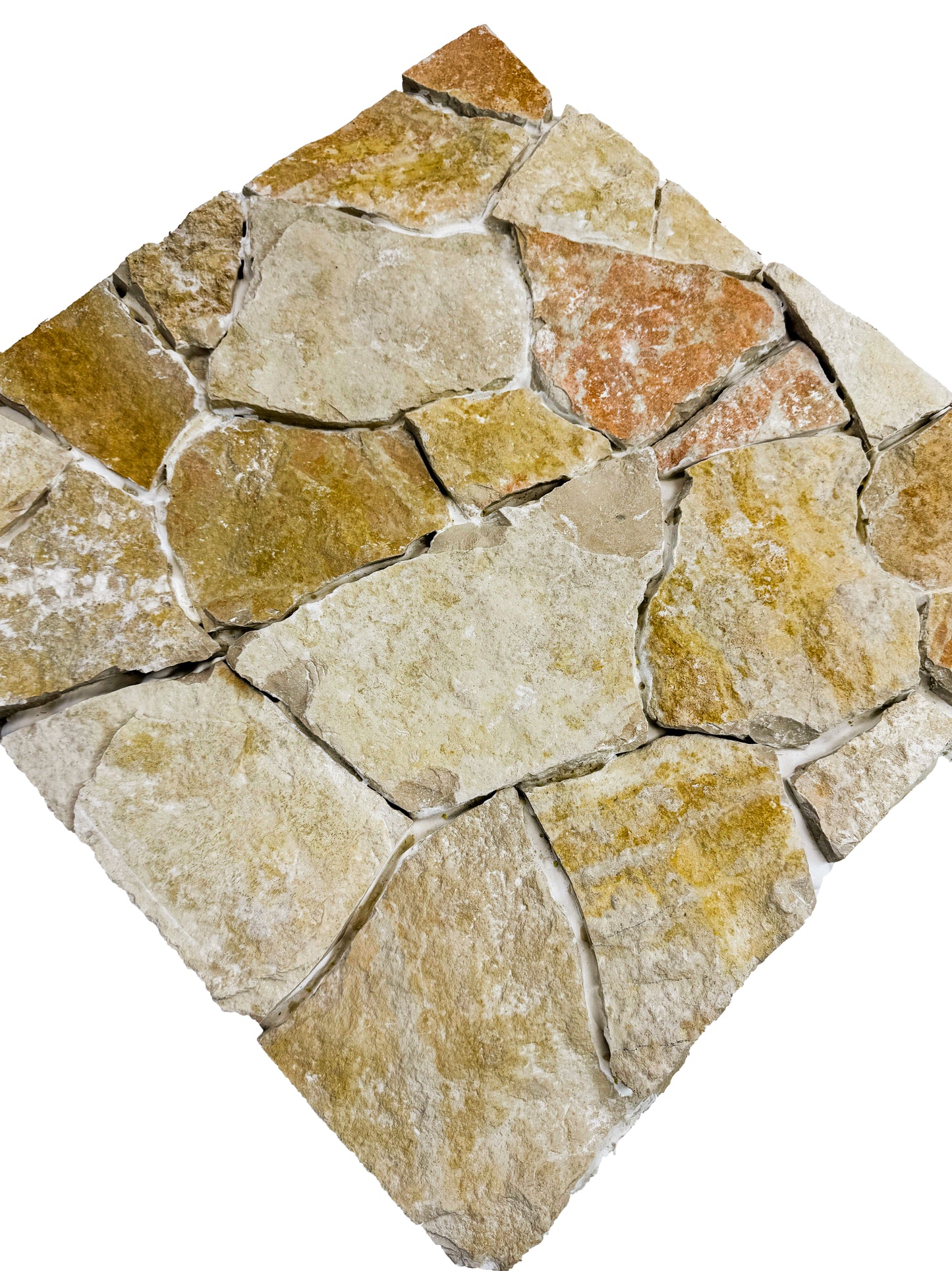Opulent Flagstone Series Light Beige & Tan Beige Trani Lime Stone Loose Random Piece Flag stone