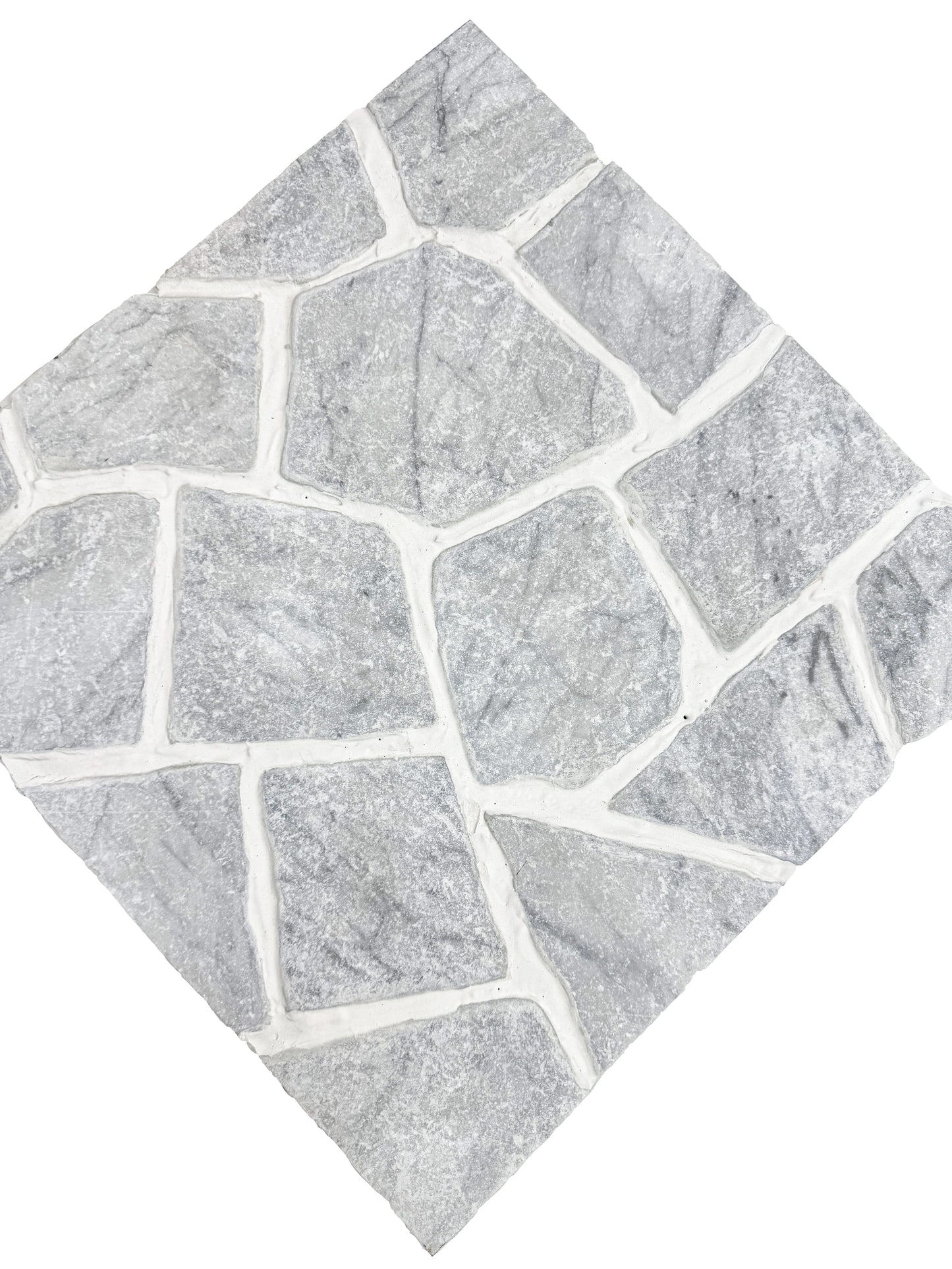 Opulent Flagstone Series Carrara White Marble Loose Random Piece Marble Flag Stone