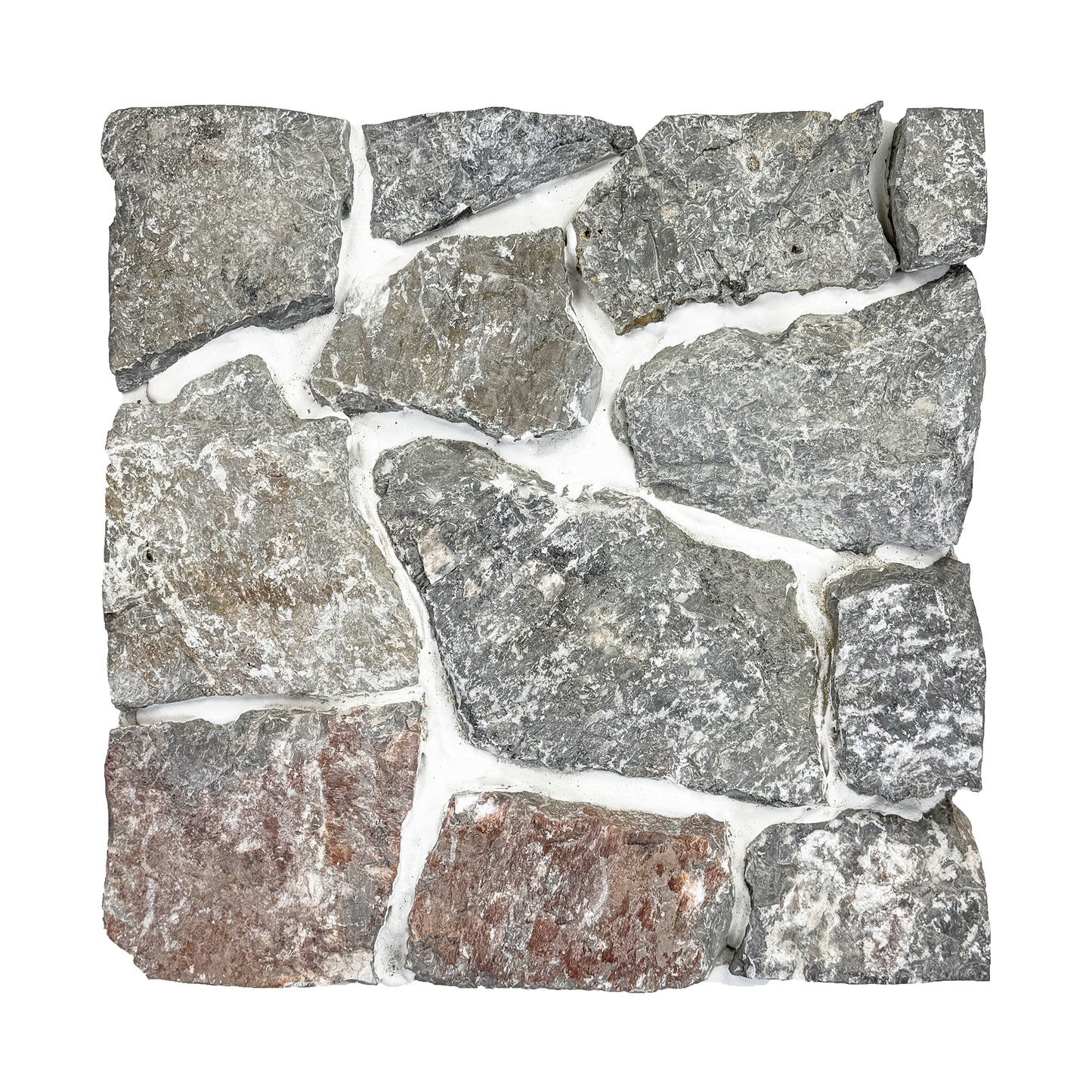 Opulent Flagstone Series Black Natural Surface Loose Random Piece Marble Wall Cladding