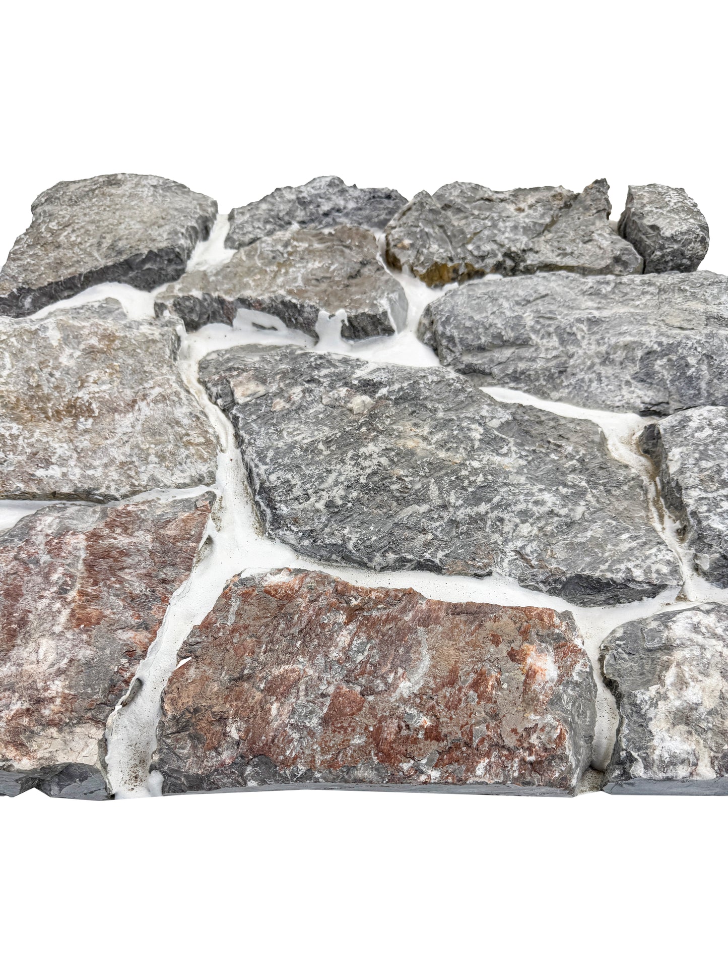 Opulent Flagstone Series Black Natural Surface Loose Random Piece Marble Wall Cladding