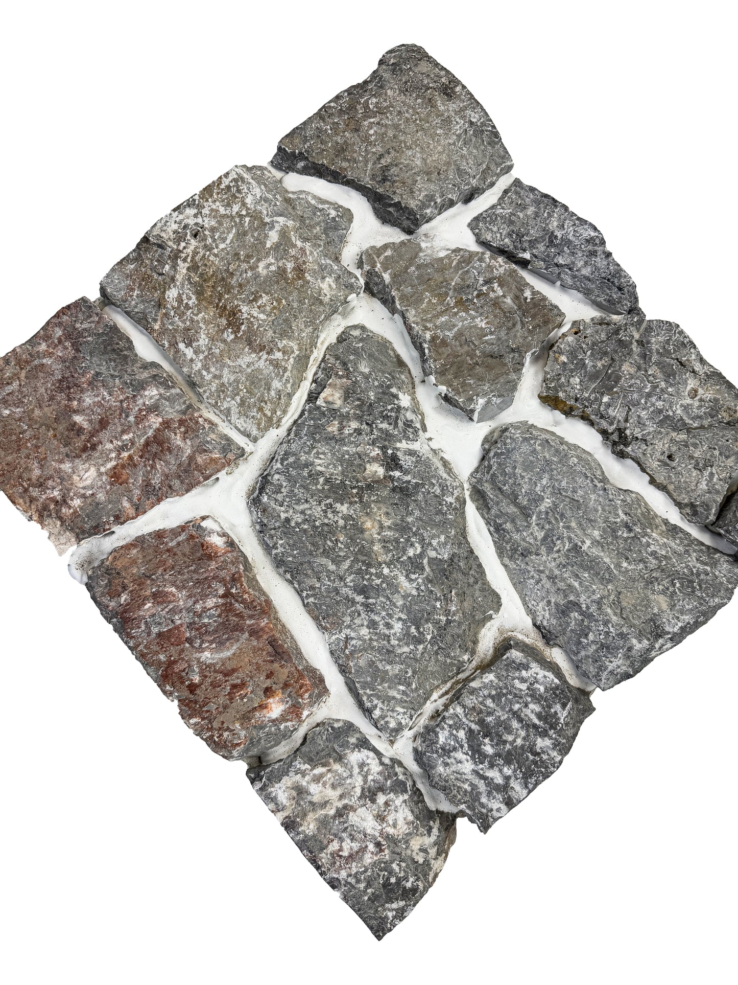 Opulent Flagstone Series Black Natural Surface Loose Random Piece Marble Wall Cladding