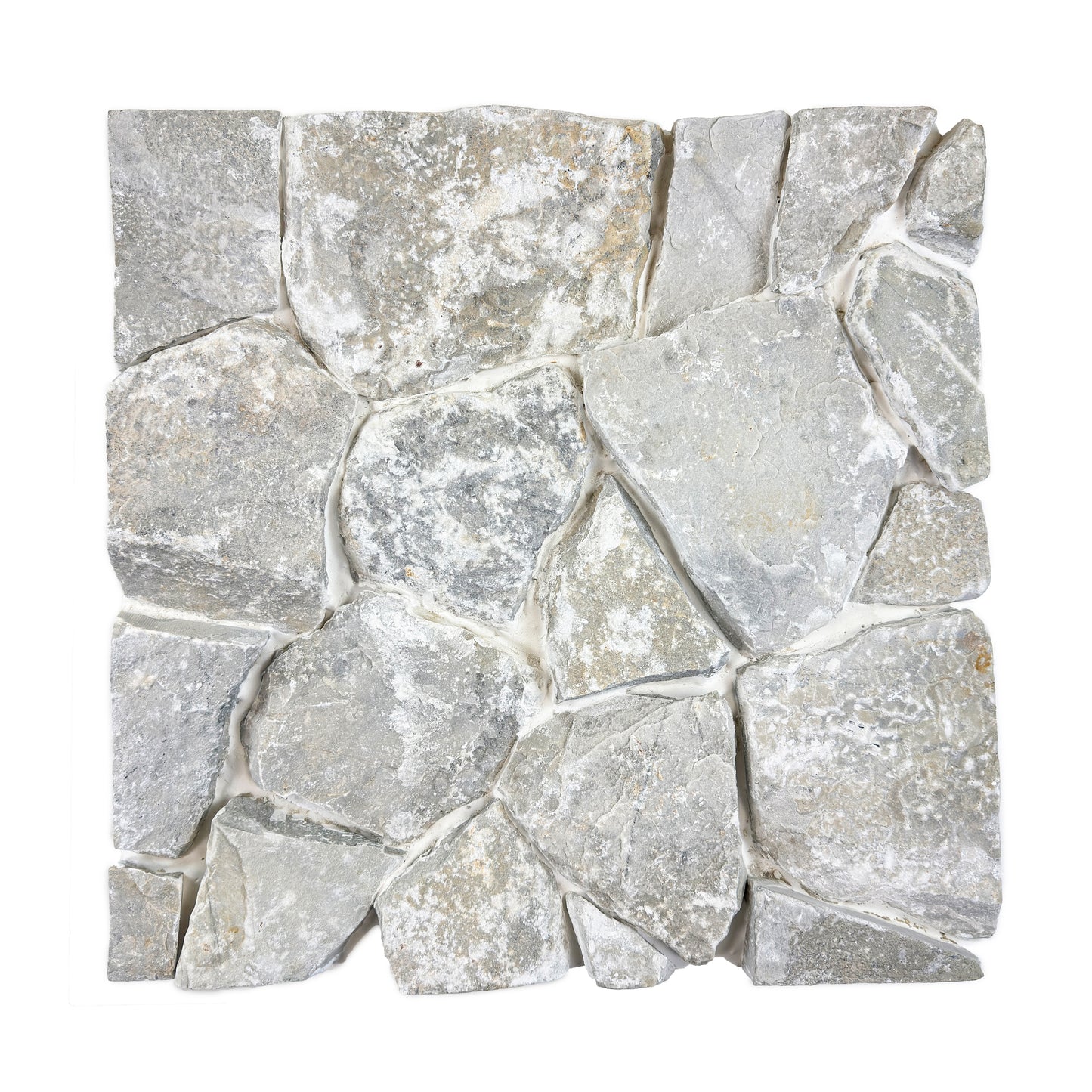 Opulent Flagstone Series Light Grey & ivory white Limestone flag stone