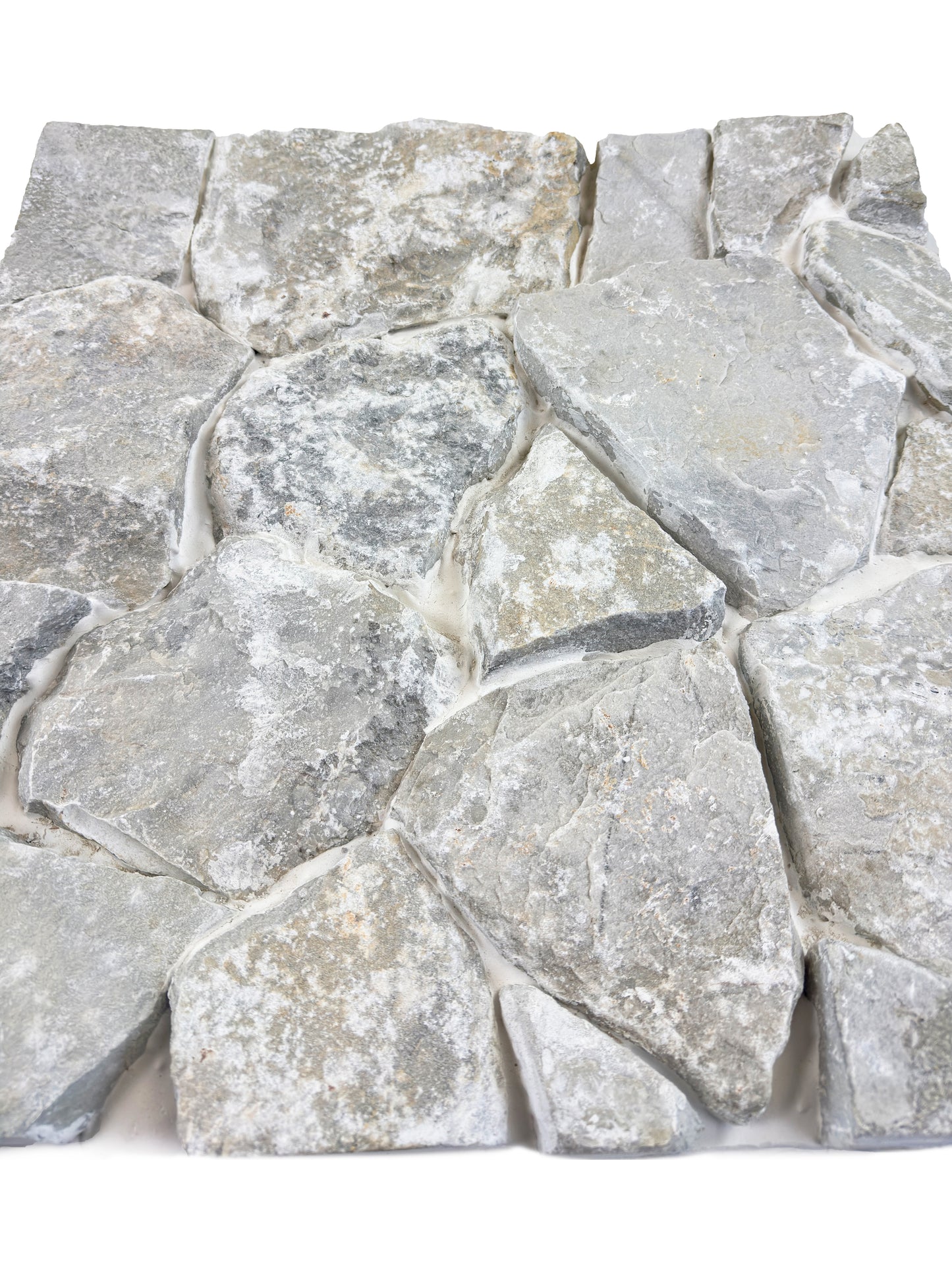Opulent Flagstone Series Light Grey & ivory white Limestone flag stone