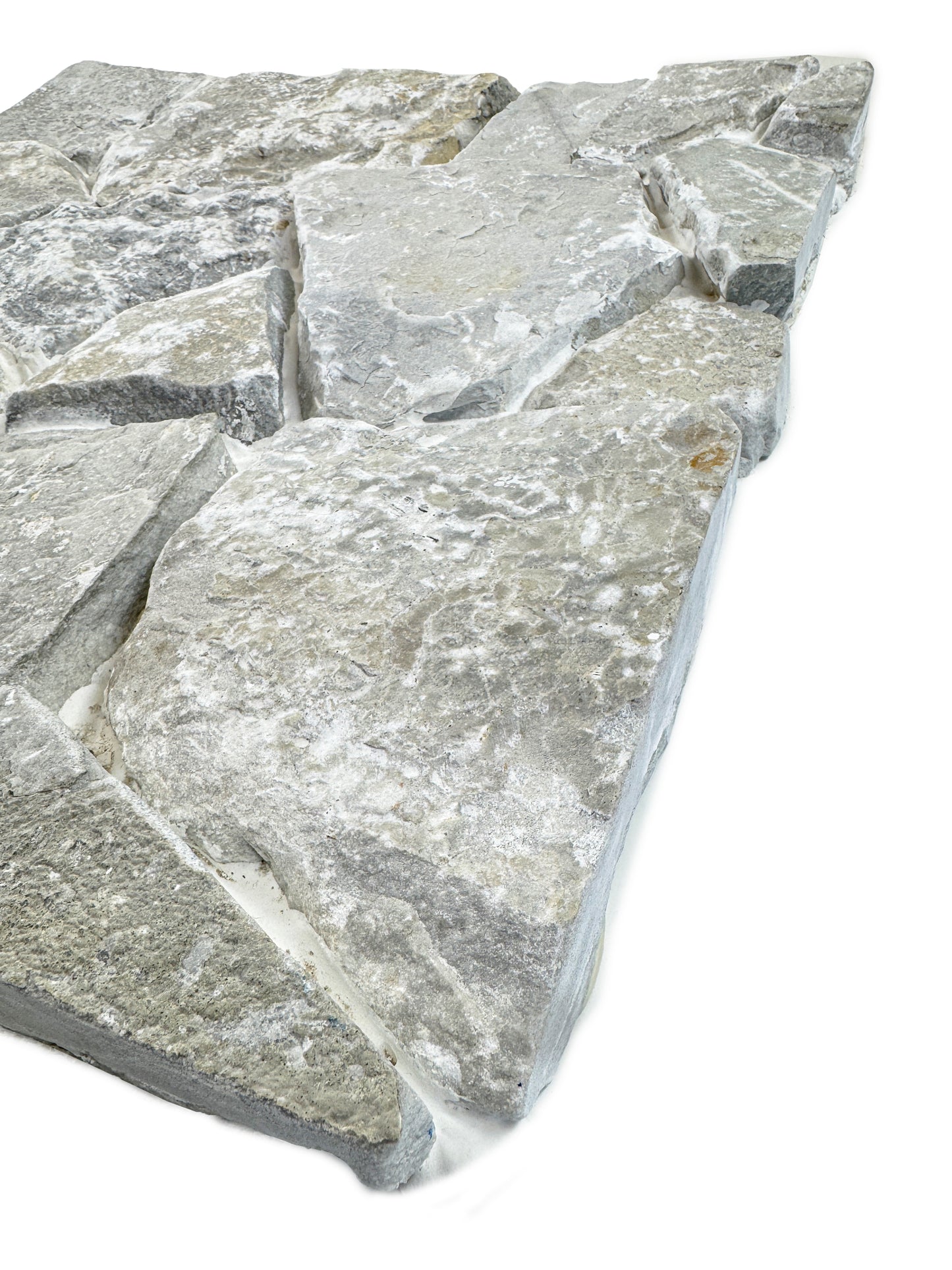 Opulent Flagstone Series Light Grey & ivory white Limestone flag stone