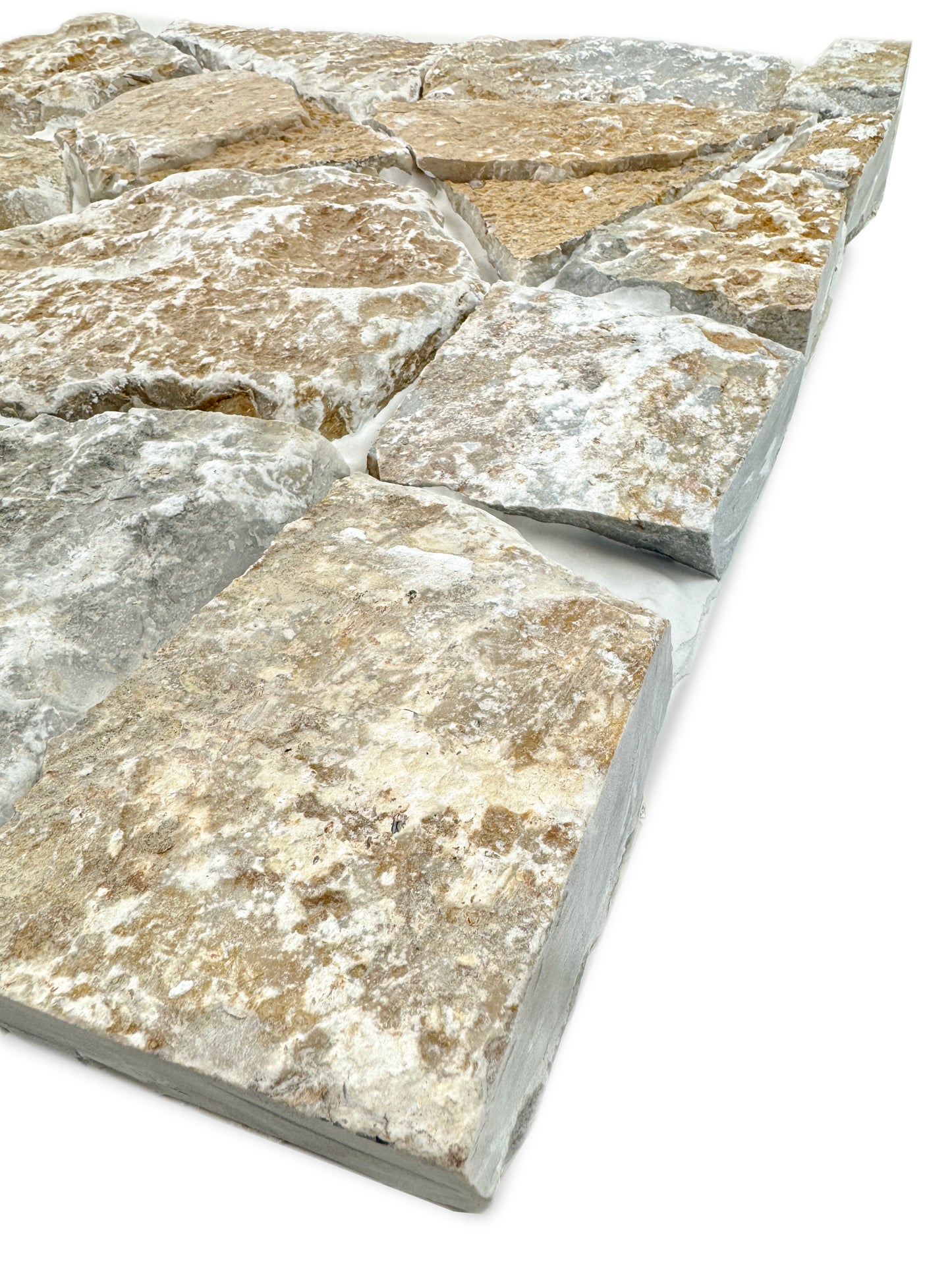 Opulent Flagstone Series Golden Beige & Light Brown Limestone flag stone
