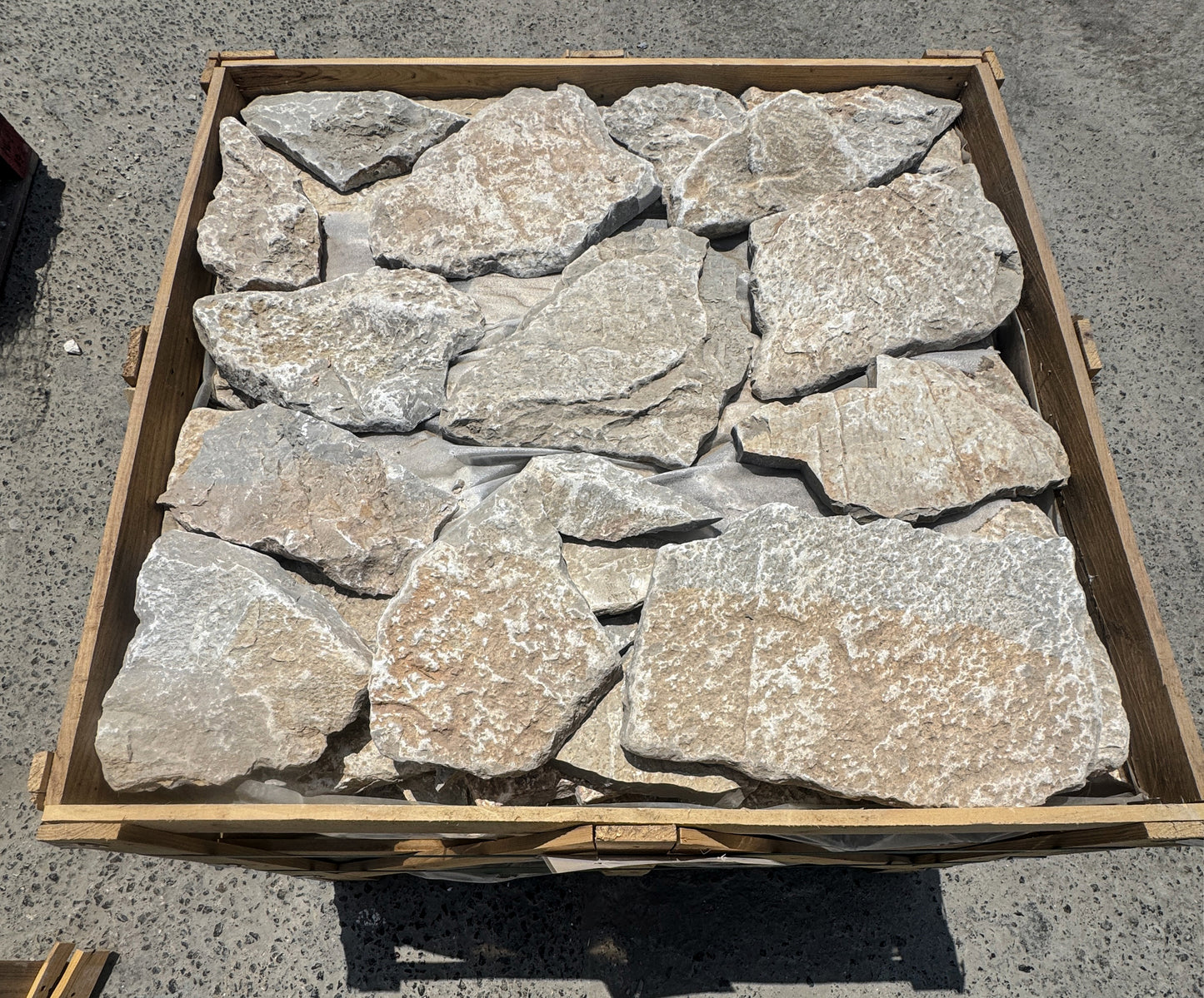 Opulent Flagstone Series Golden Beige & Light Brown Limestone flag stone