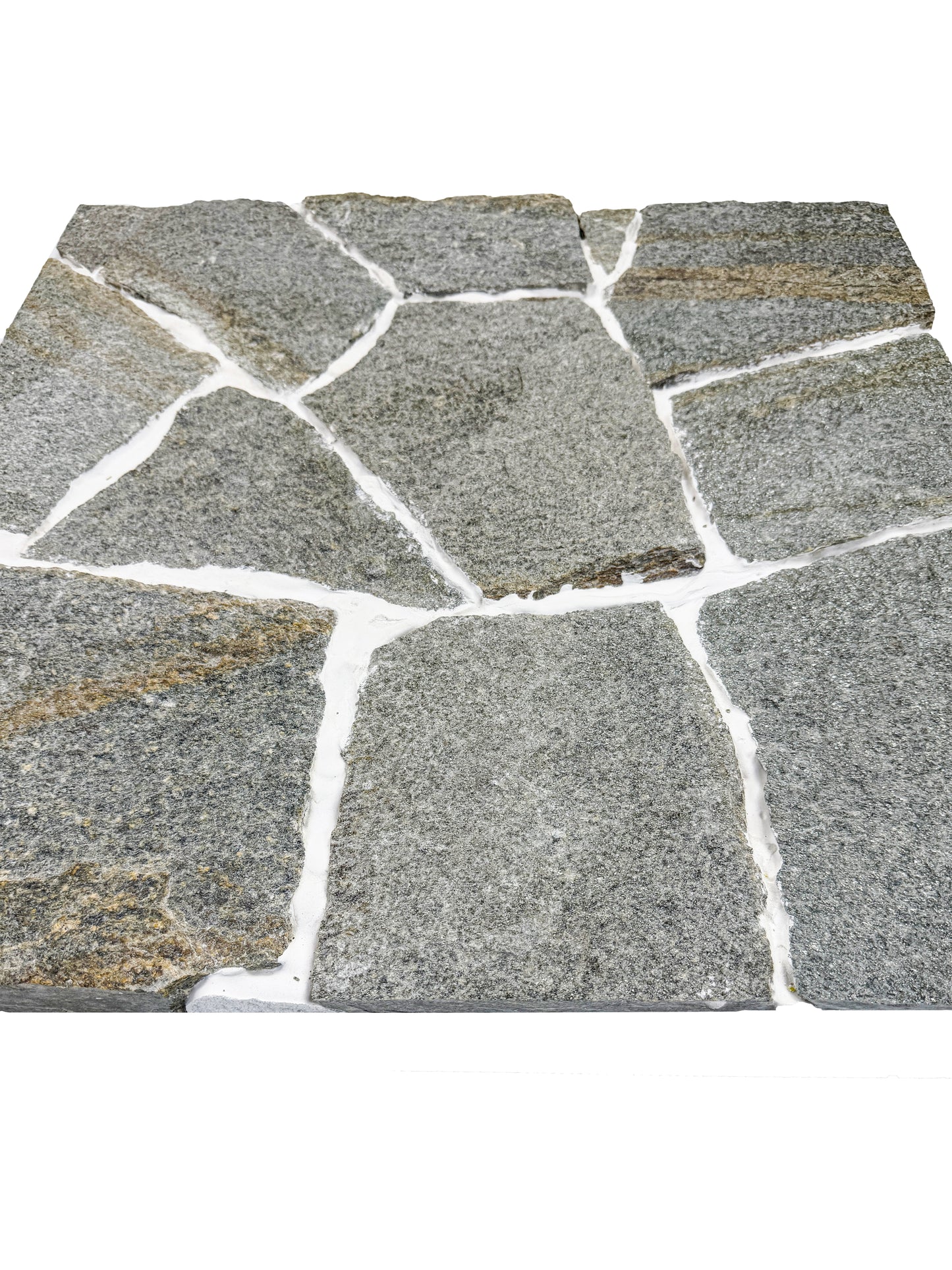 Opulent Flagstone Series Saga Green Loose Random Piece Rust Gneiss Stone Flag Stone