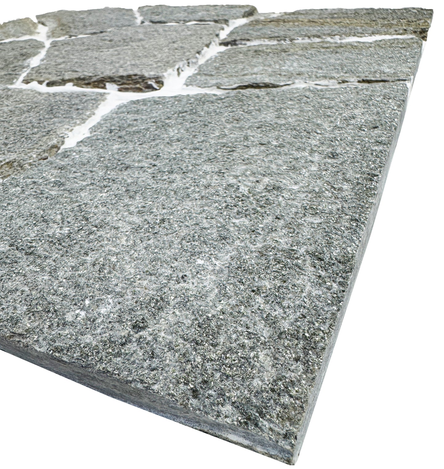 Opulent Flagstone Series Saga Green Loose Random Piece Rust Gneiss Stone Flag Stone