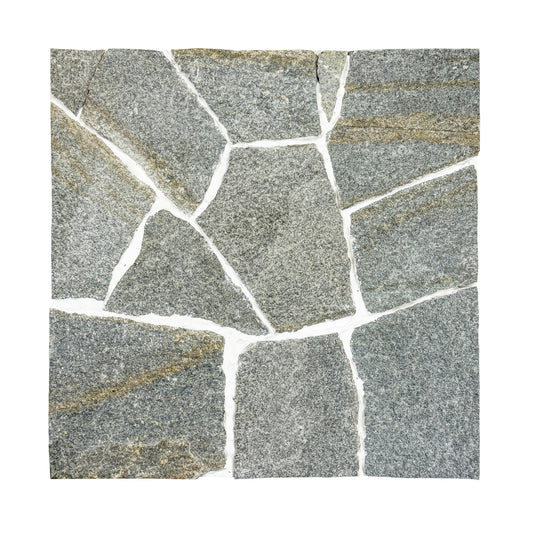 Opulent Flagstone Series Saga Green Loose Random Piece Rust Gneiss Stone Flag Stone