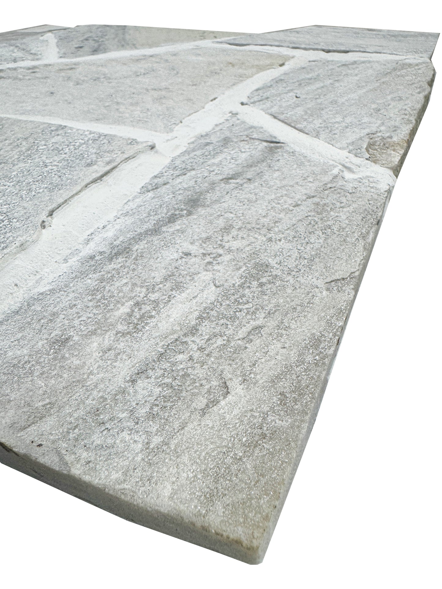 Opulent Flagstone Series White Loose Random Piece Quartz Flag Stone