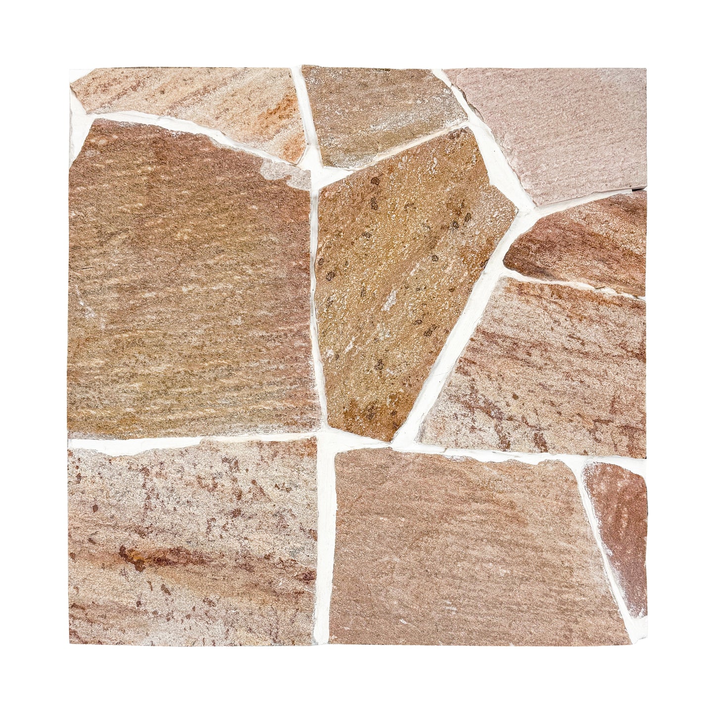Opulent Flagstone Series Pink Loose Random Piece Quartz Flag Stone