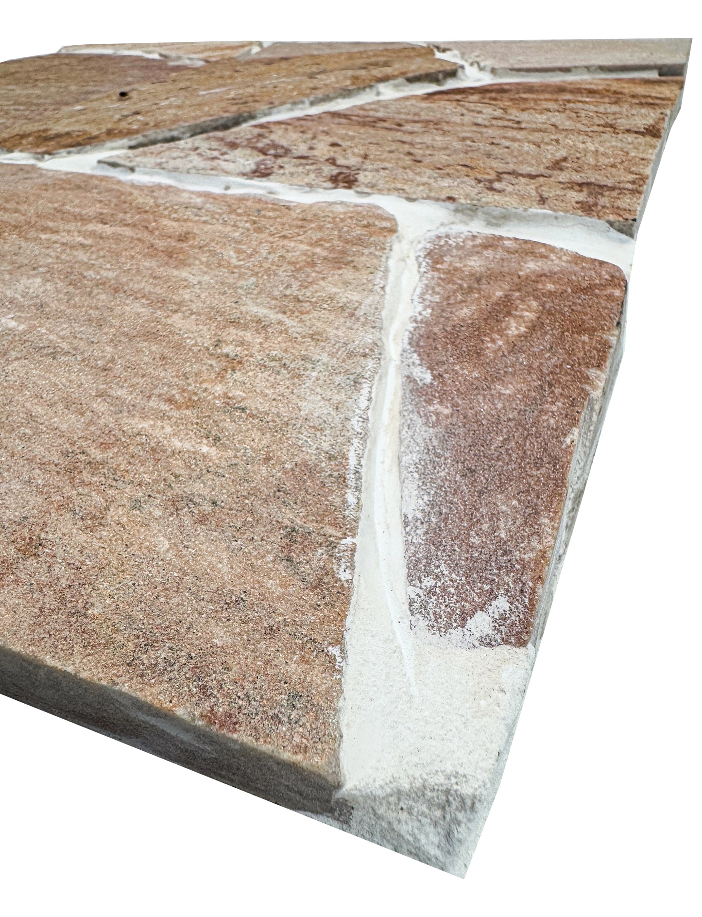 Opulent Flagstone Series Pink Loose Random Piece Quartz Flag Stone