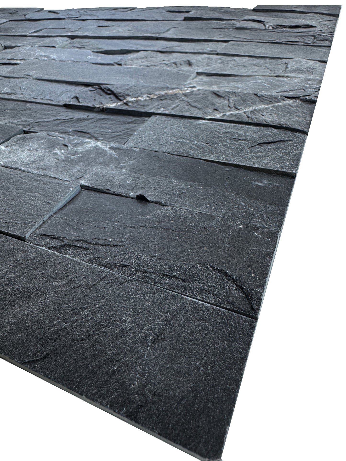 Celestial Terra Series P018 Black Flat Slate Wall Cladding