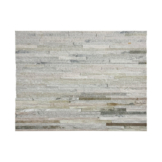Twilight Stream Series P014 Pink & Saga Green & Hunter Green& Cotton White Mixed Flat Slate Wall Cladding
