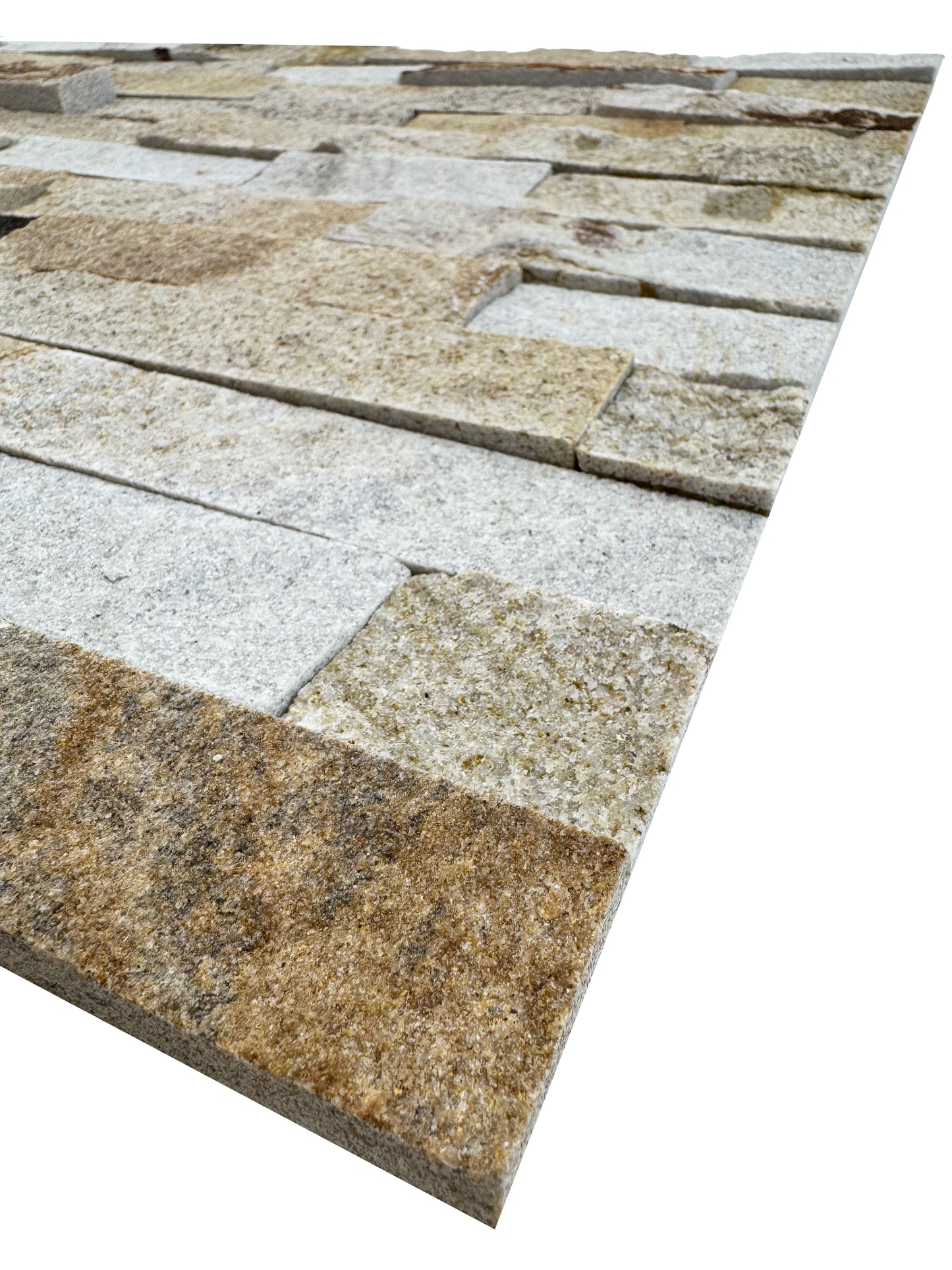 Celestial Terra Series P014 Light Pink & Chiffon White & French Beige &Khaki Beige Mixed Natural & Split Surface Slate Wall Cladding