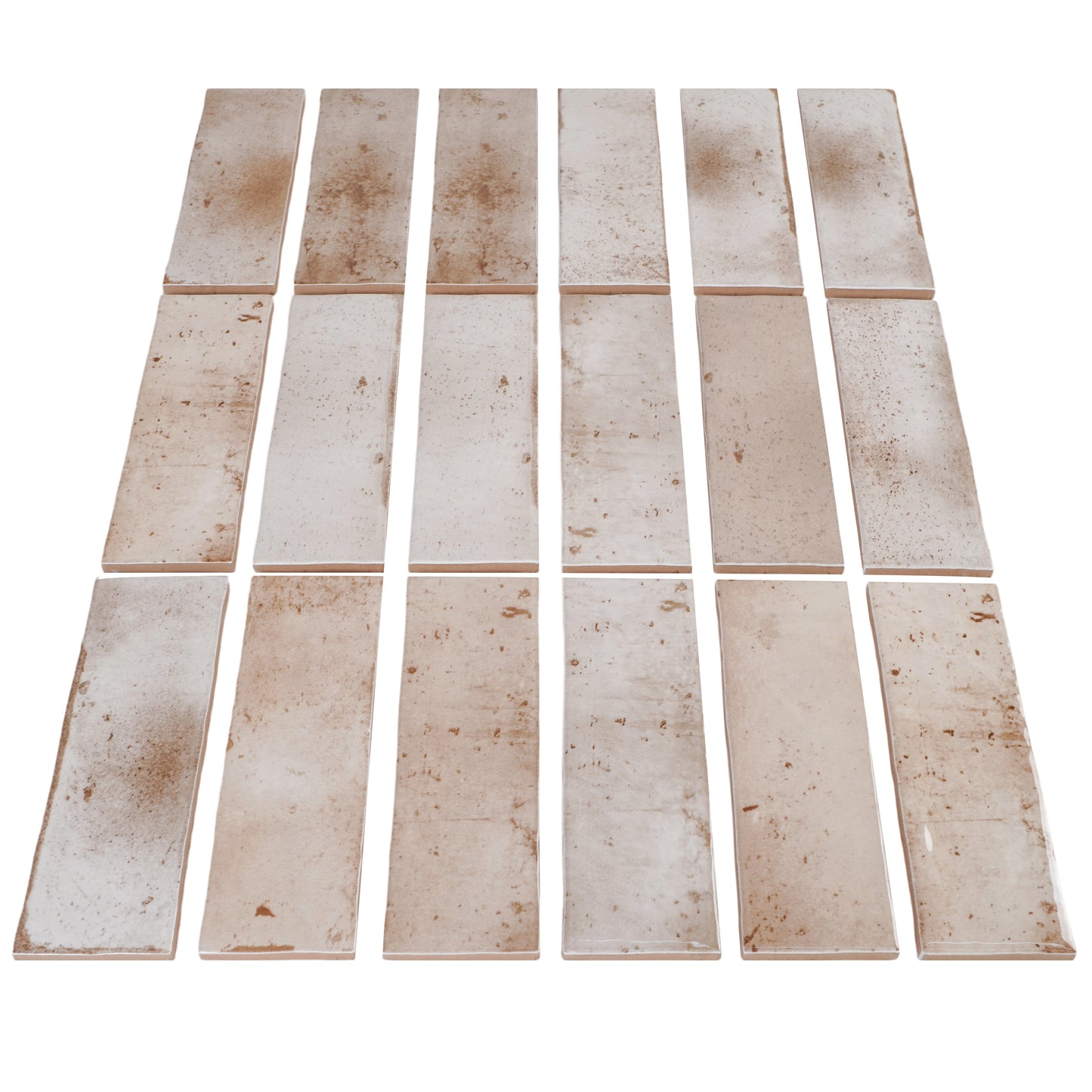 Marrakech Jewel Series Peanut Brown Glossy Ceramic Atisanal Tile