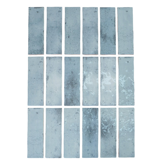 Marrakech Jewel Series Pistachio Green Glossy Ceramic Atisanal Tile