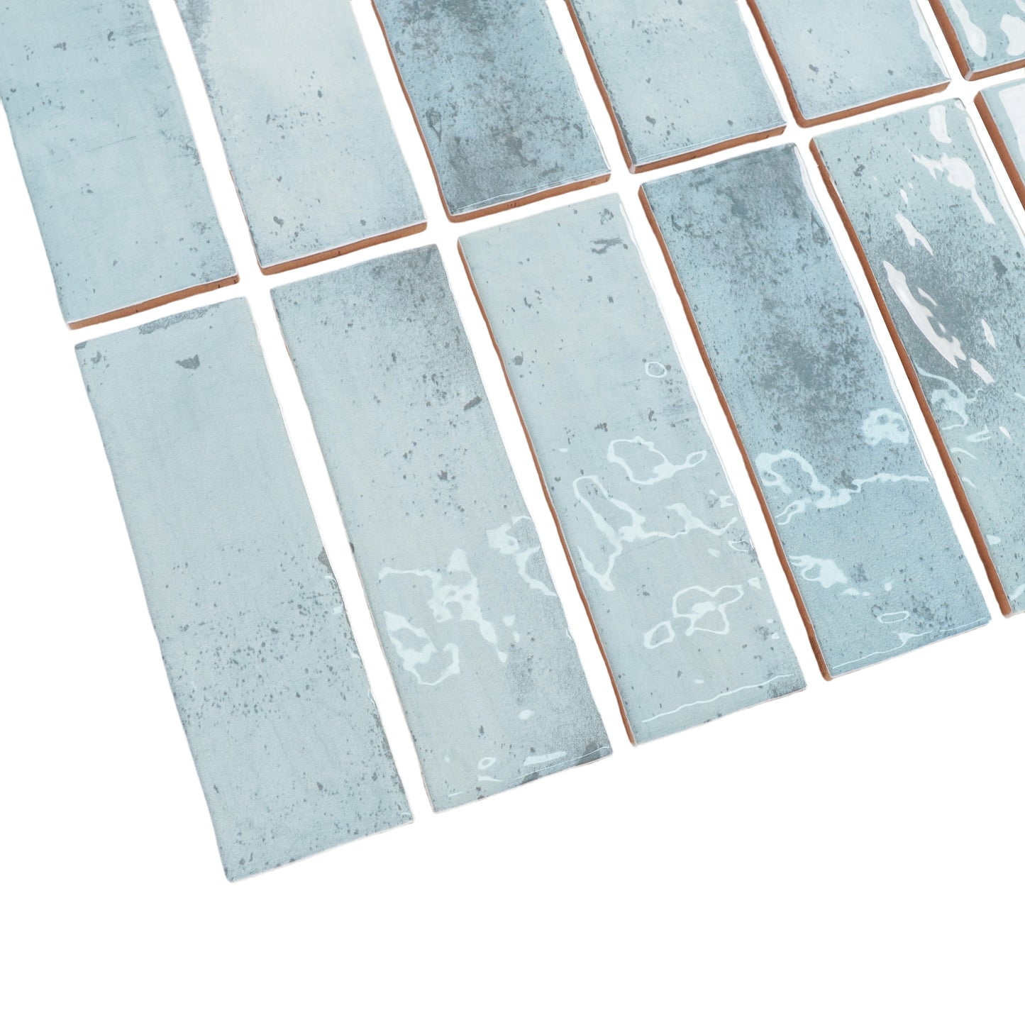 Marrakech Jewel Series Pistachio Green Glossy Ceramic Atisanal Tile