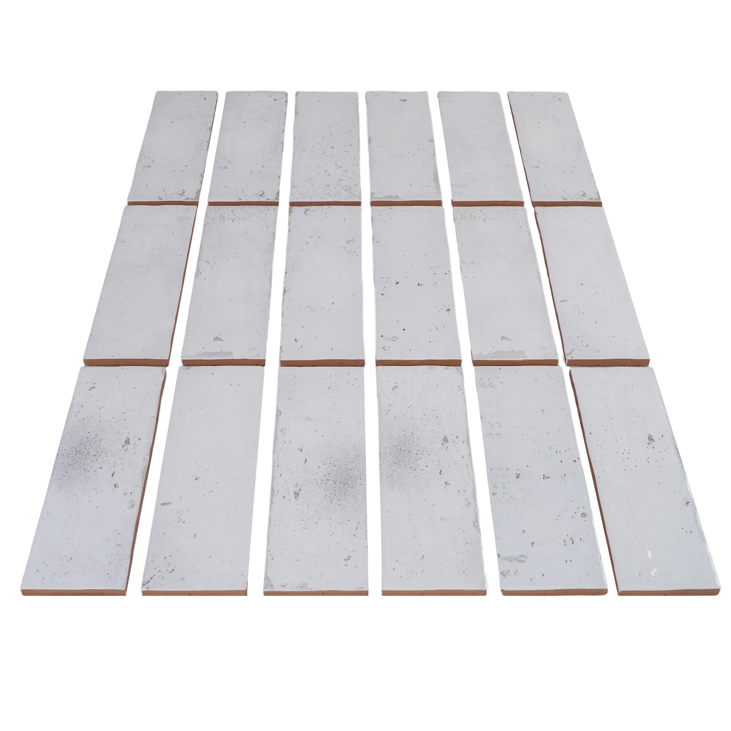 Marrakech Jewel Series Snow White Glossy Ceramic Atisanal Tile