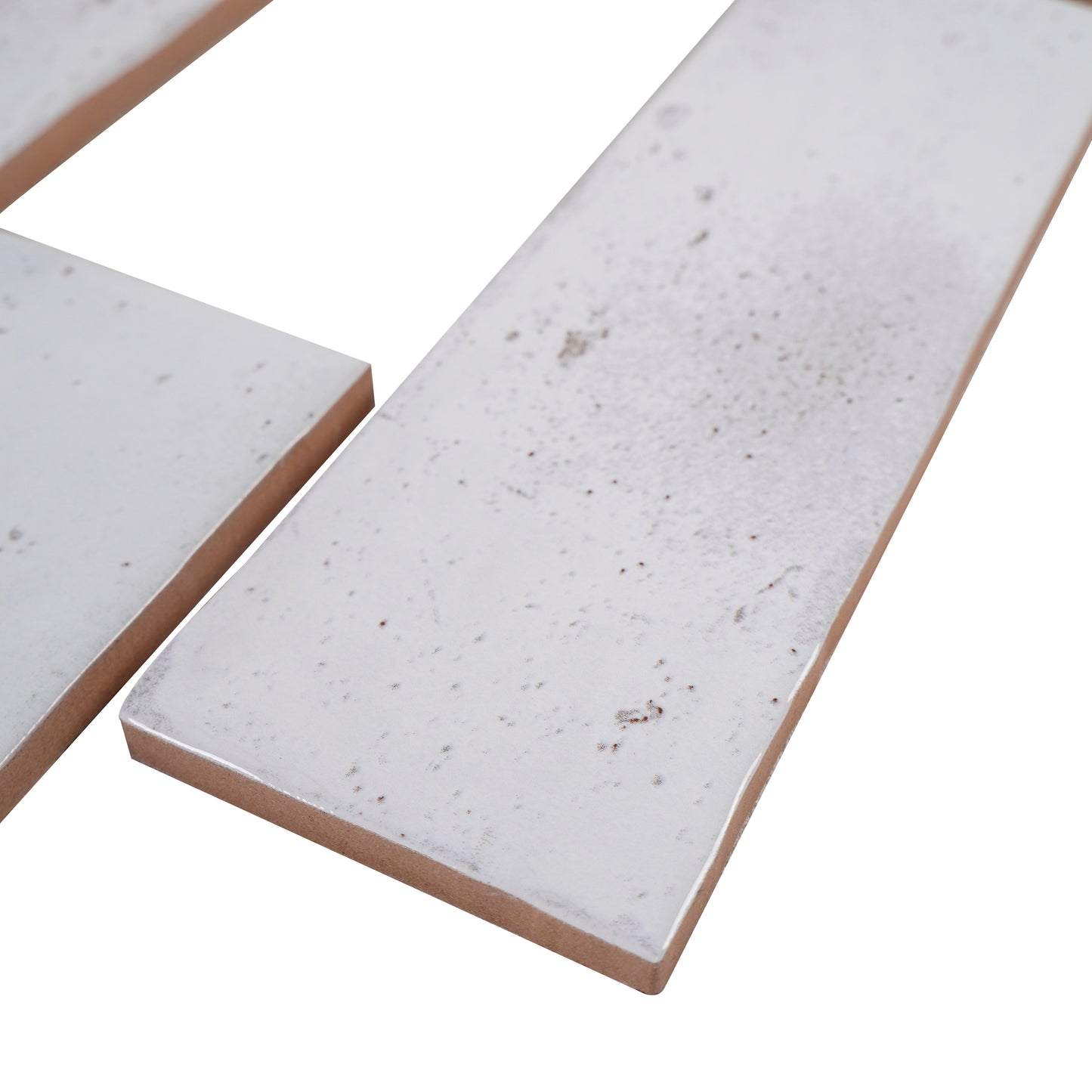 Marrakech Jewel Series Snow White Glossy Ceramic Atisanal Tile