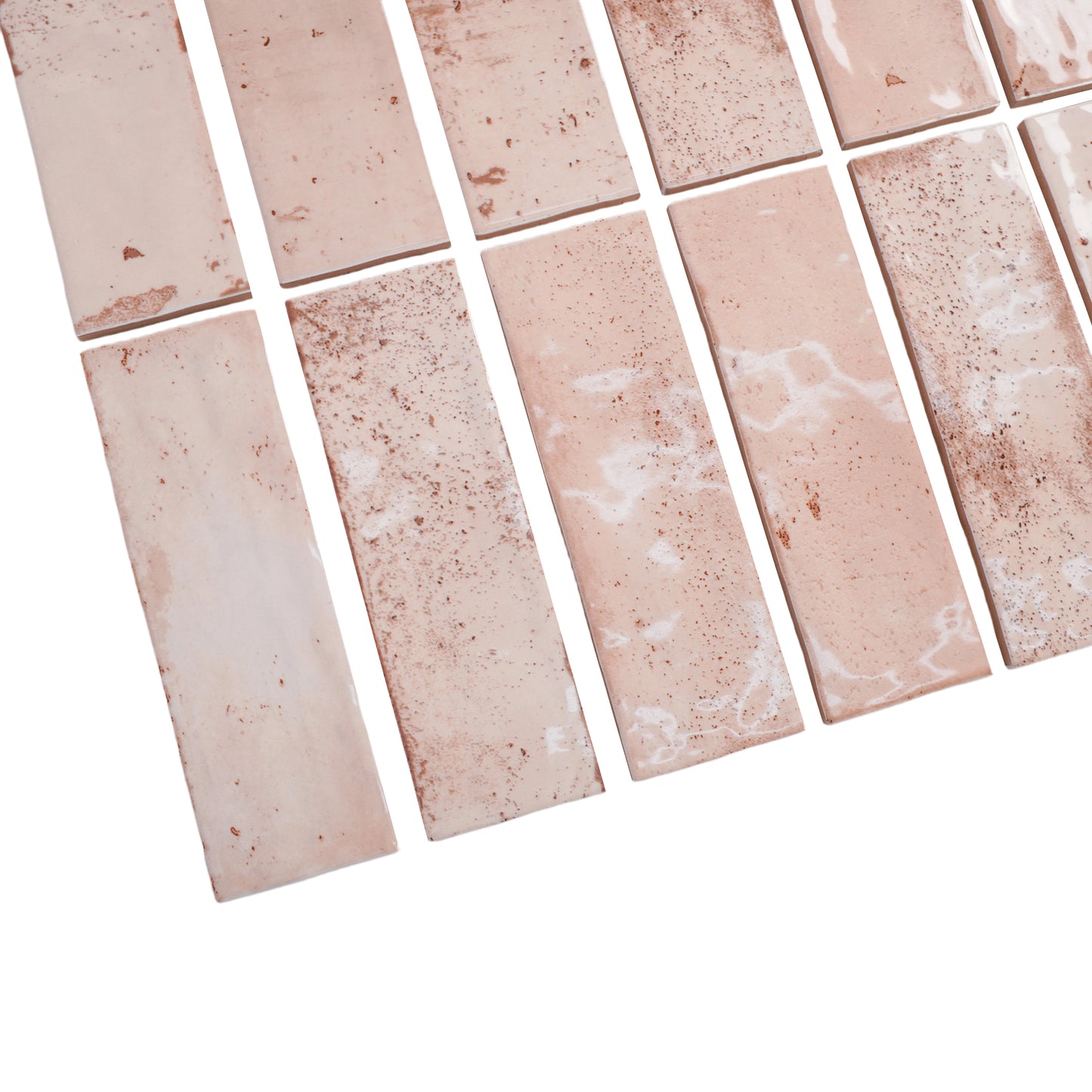 Marrakech Jewel Series Nude Beige Glossy Ceramic Atisanal Tile